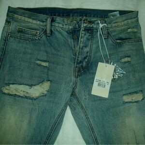 MNML M1 Vintage Distressed Denim Jeans